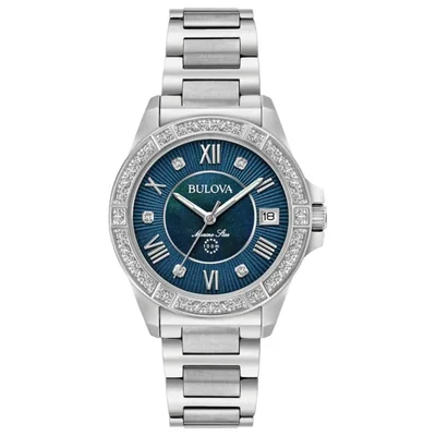 Reloj Bulova Marine Star con Diamantes Acero y Zafiro