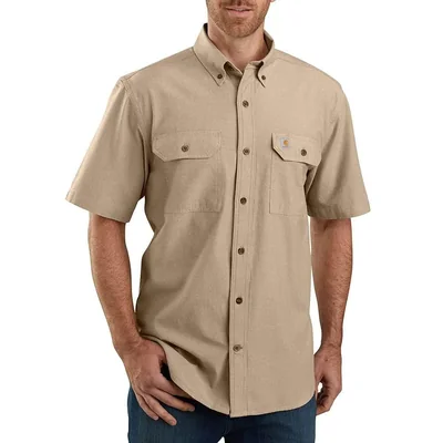 CAMISA Carhartt 4XL Chambray color marrón oscuro