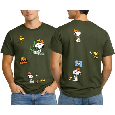 CAMISETA Peanuts Snoopy con diseño gráfico unisex de manga corta