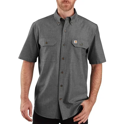 CAMISA Carhartt Fort Loose SS Chambray Negro Talla Grande