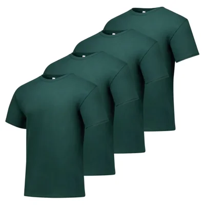 Camiseta Hanes Mediana Bosque profundo – Pack de 4