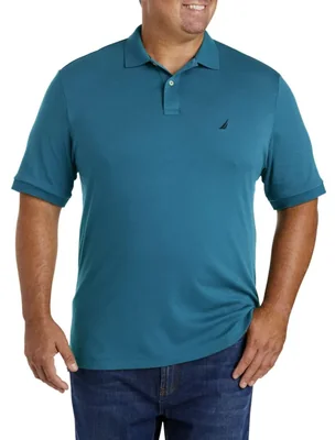 Camisa Polo Nautica 2XLT Alta Azul Cargo Algodón