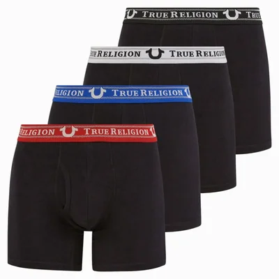 Boxer True Religion para Hombre Algodón Pack de 4 Camuflaje
