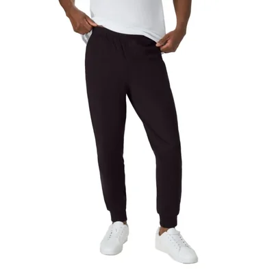 Joggers Hanes 78 cm Negro de Algodón con Bolsillos