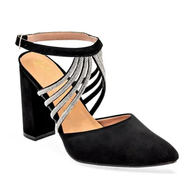 Mary Cecy zapatilla para mujer negro cod 140609-E