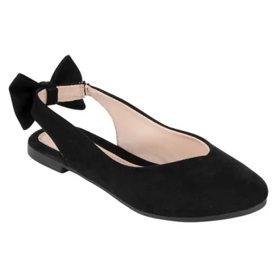 Flats puntales Exterior Textil Color Negro Para Mujer De RBCOLLECTION