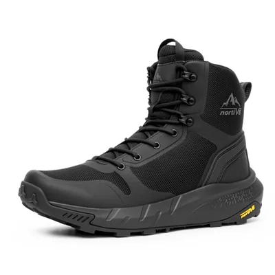 Bota NORTIV 8 25 cm Negro‑Oxford ligera y con cremallera