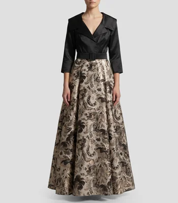 Vestido largo manga 3/4 fantasía Mujer