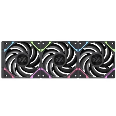 KIT 3 VENTILADORES XYZ VORTEX PRO 120*120*25MM ARGB BLACK
