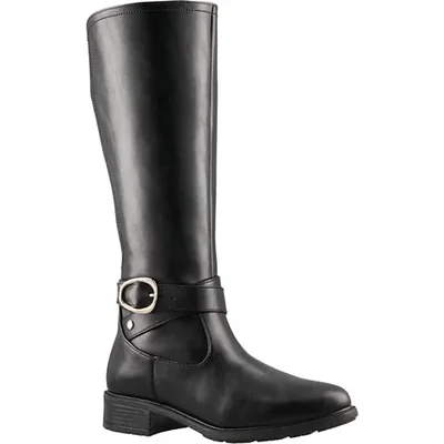 Bota alta de montar estilo ecuestre con hebilla dorada ETNIA 1705 TEBAS NGO 22/26