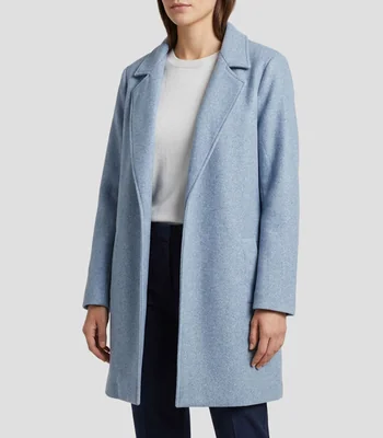 Abrigo Midi abierto Mujer