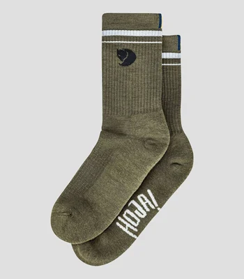 Calcetín deportivo liso Hoja Unisex