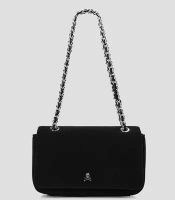 Bolsa shoulder lisa con logo Mujer