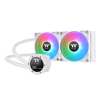 Enfriador Líquido Thermaltake Th240 V2 Argb Blanco Con Lcd - Venta Internacional.