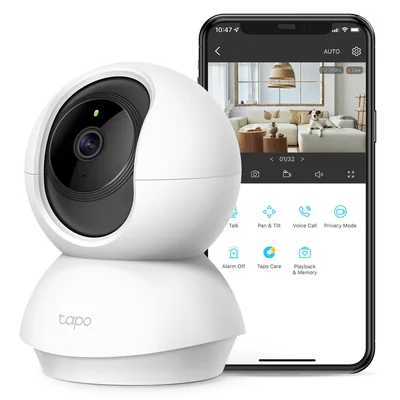 Tapo Tp-link Tapo C210 Cámara Wi-fi De Seguridad Interior 3mp Ultra Alta Definición Cámara Ip Domo 360° Control Remoto De Ap