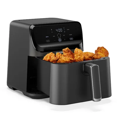 Freidora De Aire Chefman-Turbofry Digital Negra 4 En 1 De 3.8 L (4 Qt)