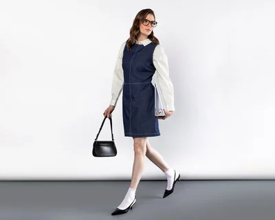 Vestido Casual Sahara by Ángel Grave de Mezclilla para Mujer