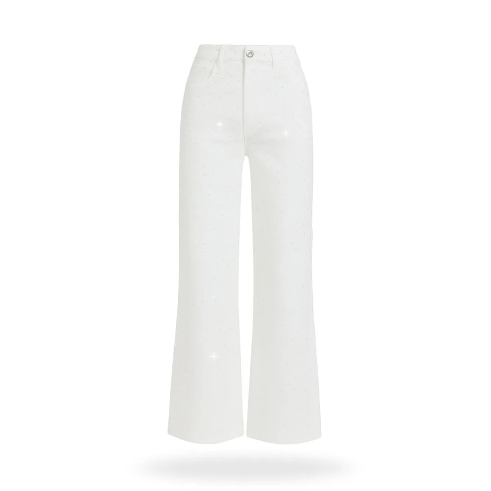 Jeans Daze con Brillos Blanco para Mujer
