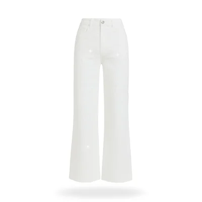 Jeans Daze con Brillos Blanco para Mujer