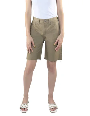 Bermuda De Gabardina Innermotion 1490 Beige Obscuro
