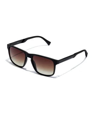 Lentes De Sol Hawkers Para Hombre Y Mujer Peak Metal Black Smoky Brown