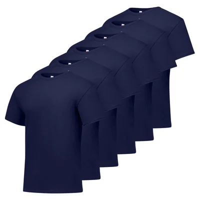 Camiseta Hanes Essentials Algodón Azul Marino Paquete De 6 Talla 3xl Para Hombre - Venta Internacional.