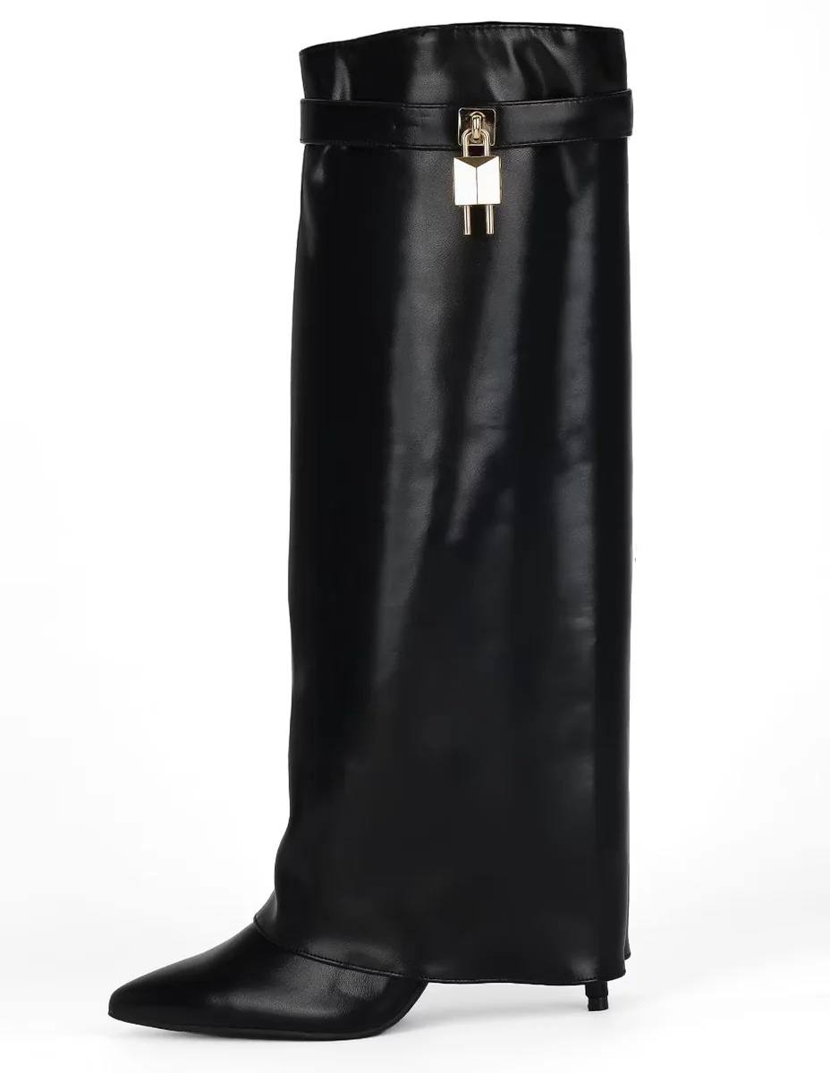 Botas Altas Rbcollection Negro Para Mujer