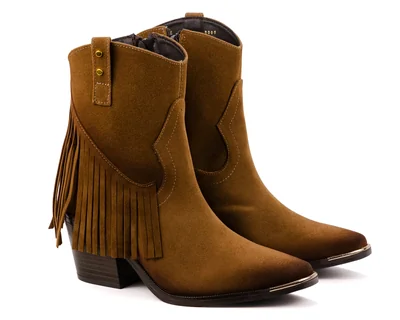 Botas Vaqueras Strona Camel para Mujer
