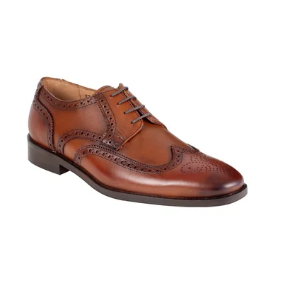 Zapato De Vestir Florsheim Corso Café Piel Para Hombre