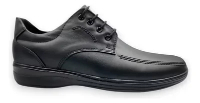 Zapato para Pie Diabético R Cómodos 820 Negro de Piel de Borrego para Caballero
