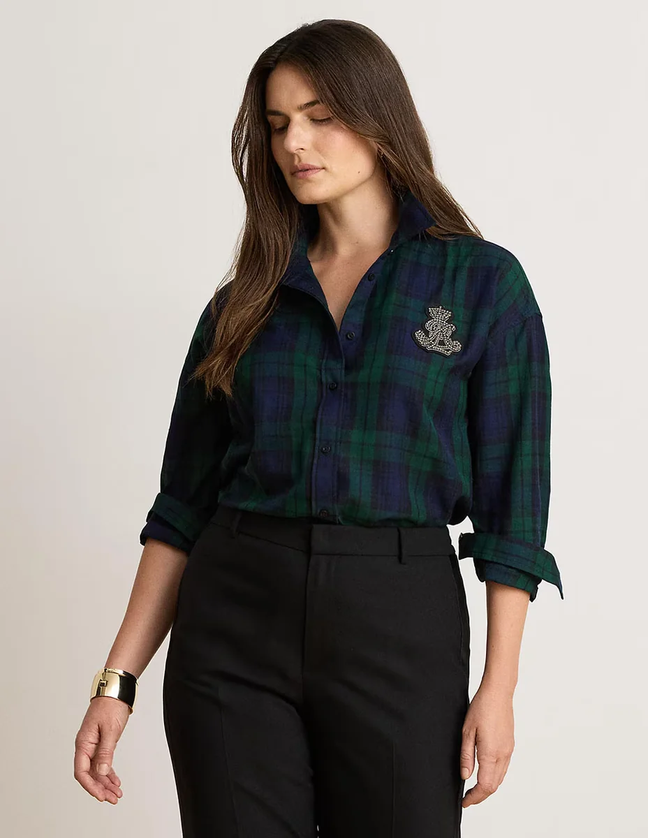 Blusa manga larga para mujer