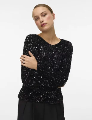 Blusa manga larga para mujer