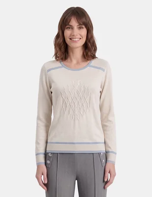 Blusa aideen manga larga para mujer