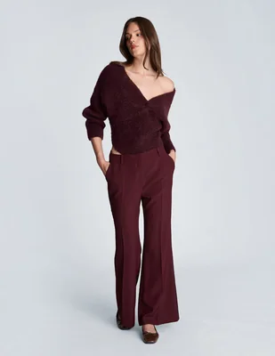 Pantalón acampanado para mujer