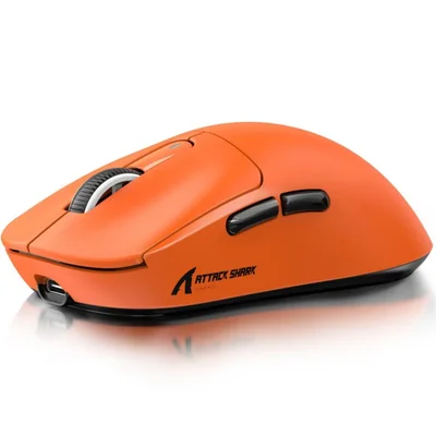 Ratón gaming MANBASNAKE X3 49 g inalámbrico naranja