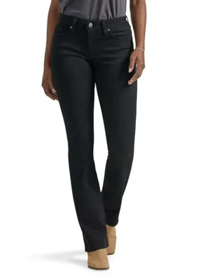 Pantalones Lee Legendary Corte Bootcut Negro Talla 4 Largo