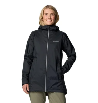 Chaqueta impermeable para mujer Columbia Switchback II Forrada Negra (talla S)