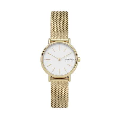 Reloj Skagen Signatur Lille de acero inoxidable dorado con dos manecillas