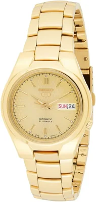 Reloj Seiko SNK610 Seiko 5 automático con esfera dorada