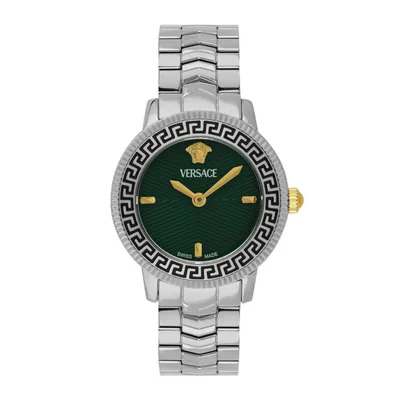 Reloj Versace VEUCA0424 analógico con esfera azul de 30 mm