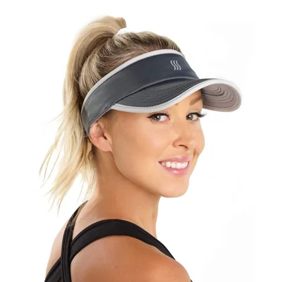 Gorra Visera SAAKA para Mujer – Ligera y Ajustable Grafito