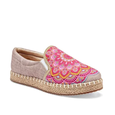 Mora Tierra Sandalia para mujer beige multicolor, Cod.136239