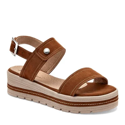 Been Class Sandalia para mujer camel Cod.131844