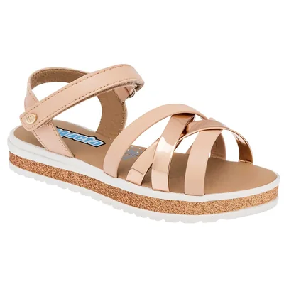 Coqueta Sandalia para mujer beige, Cod.102343-2