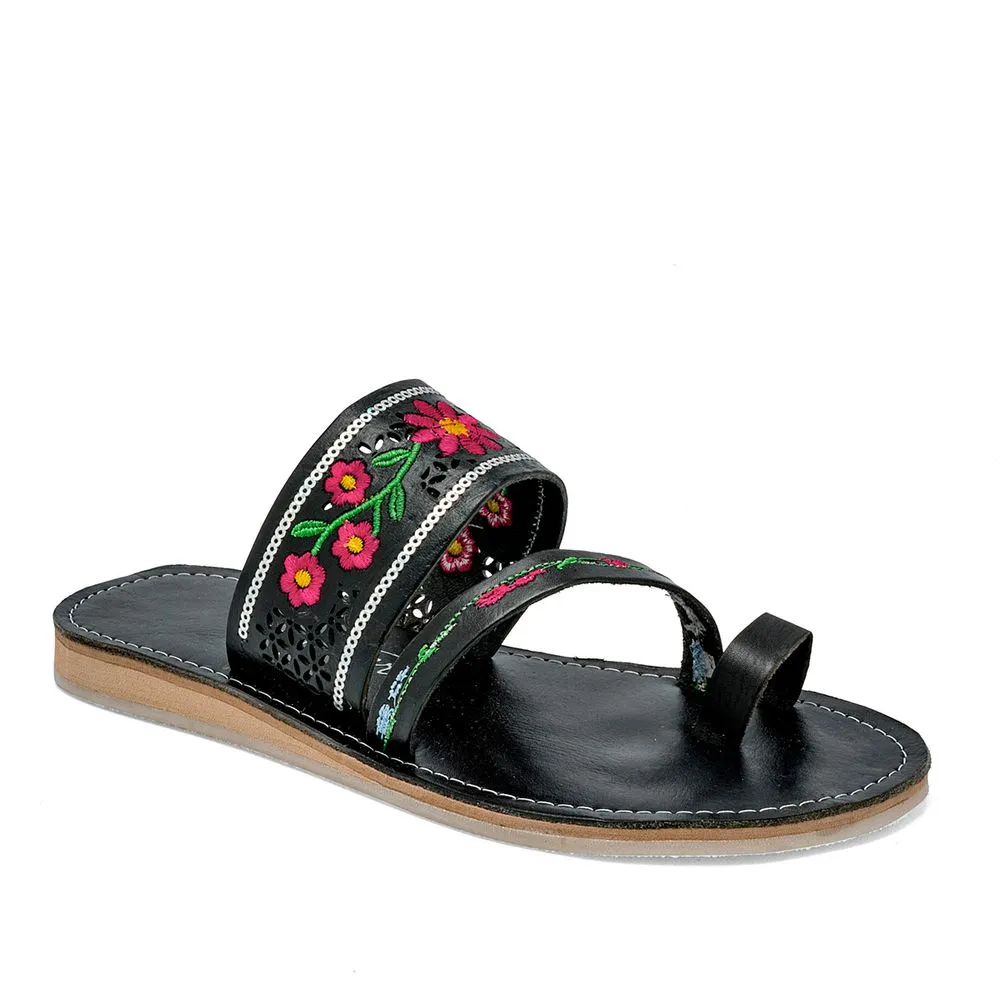 Mora Tierra Sandalia para mujer negro multicolor, código 125452-E