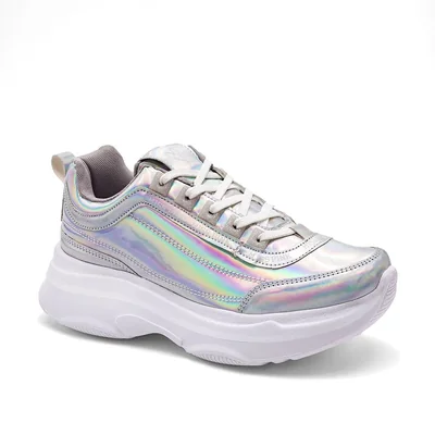 Miss Pink Tenis urbano para mujer plata, código 120862-1
