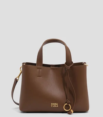 Bolsa tote marrón dorado en piel Chihuahua Mujer