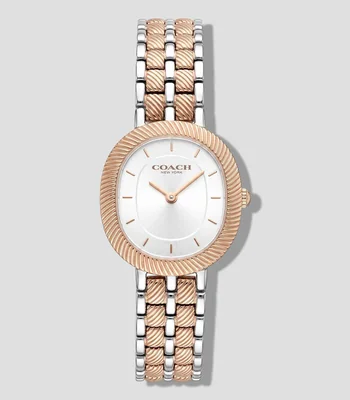 Reloj para Mujer Harlow casual Plateado, Oro Rosa