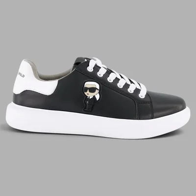 Tenis Karl Lagerfeld Hombre Negros Blancos Zapatillas Casuales Urbano Moda Lujo Suela Gruesa Confort Calzado Original