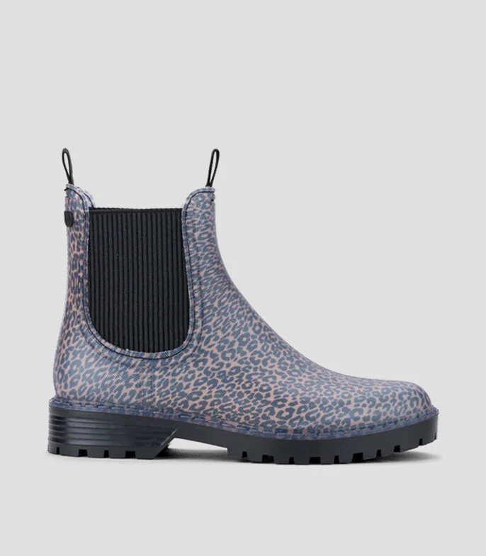 Botas planas estampadas Mujer